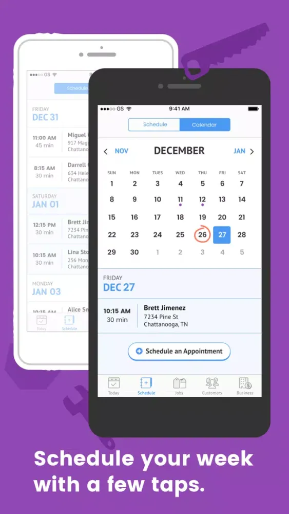 Screenshot di WorkWeek: Schedule & Invoice