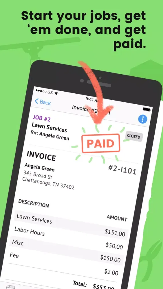 Screenshot di WorkWeek: Schedule & Invoice