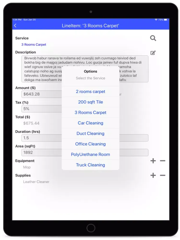 WorkWell Field Service iPad 应用截图