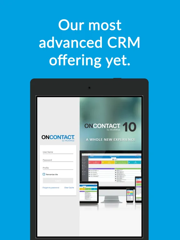 تصاویر Oncontact CRM 10 iPad 