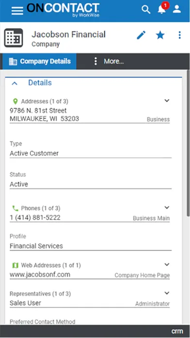 تصاویر Oncontact CRM 10