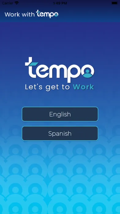 Work Today I Work With Tempo 스크린샷