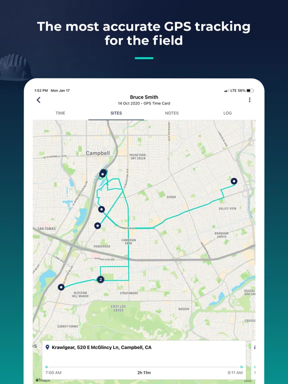 Zrzuty ekranu Workyard GPS Time Tracking App iPad 