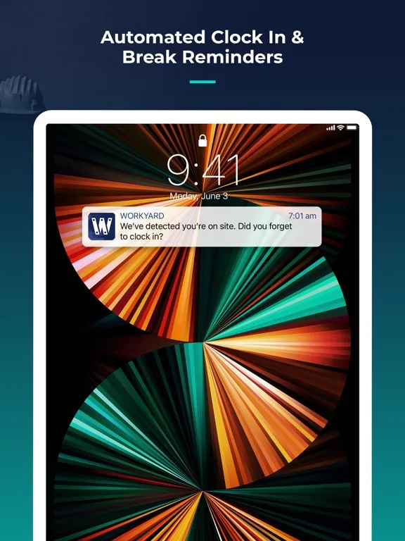 Zrzuty ekranu Workyard GPS Time Tracking App iPad 