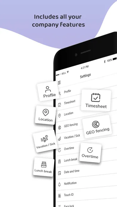Captures d'écran de WorkYourTime Tracker