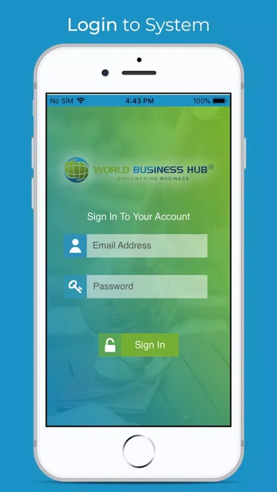 Tangkapan skrin World Business Hub