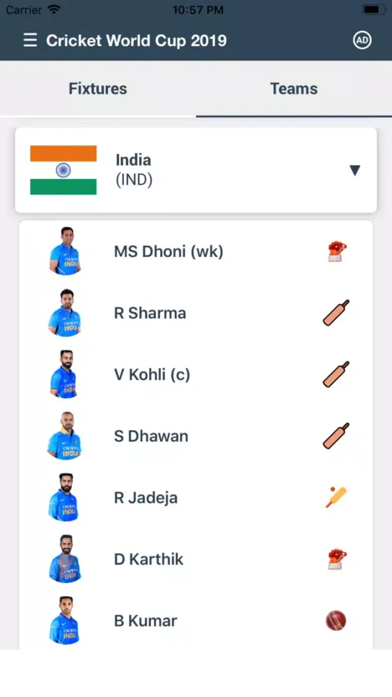Live Cricket Score Line Screenshots