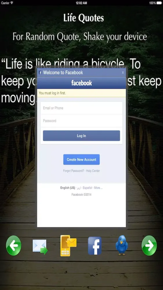 Life Quotes - Inspirational Sayings About Life : Discover and Share Free Quote with People and fill there life with Happiness & Success Screenshots