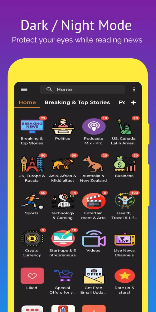 World News Pro: Breaking News, All in One News App Ekran Görüntüleri