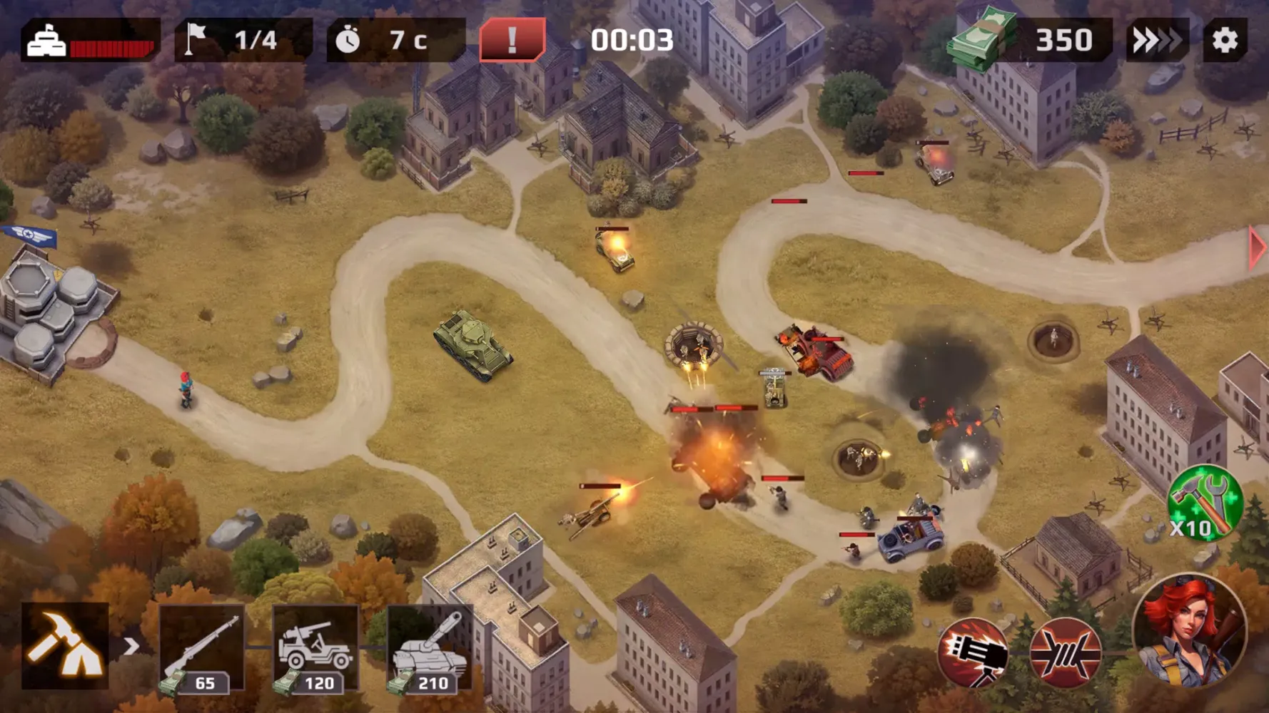 WWII Defense: RTS Army TD game Screenshots