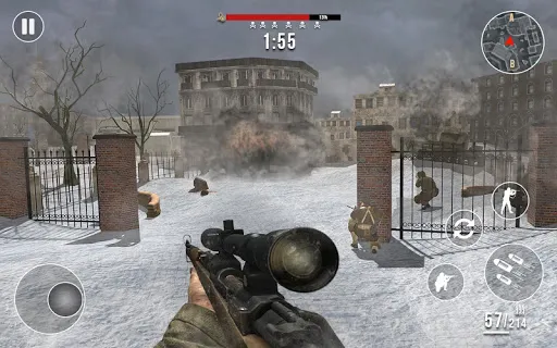 Screenshot di World War Games Offline: WW2