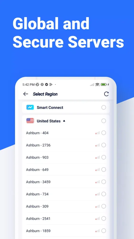 Wonder VPN Screenshots