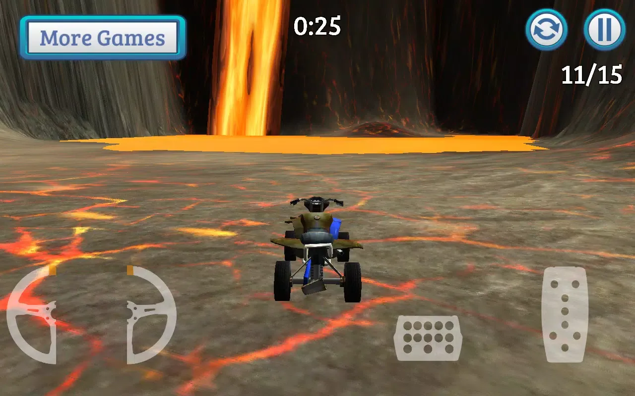 Stunt Racer - Volcano Escape应用截图