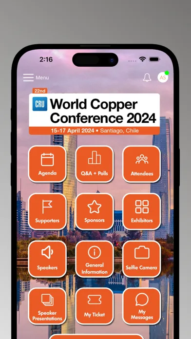 Capturas de pantalla de World Copper Conference 24