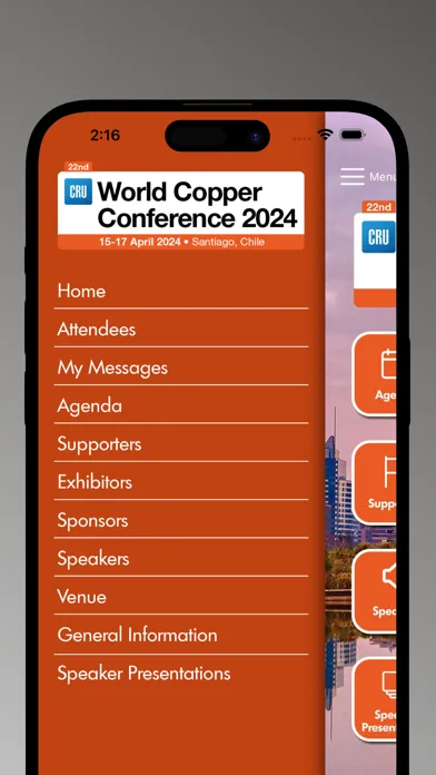 Capturas de pantalla de World Copper Conference 24