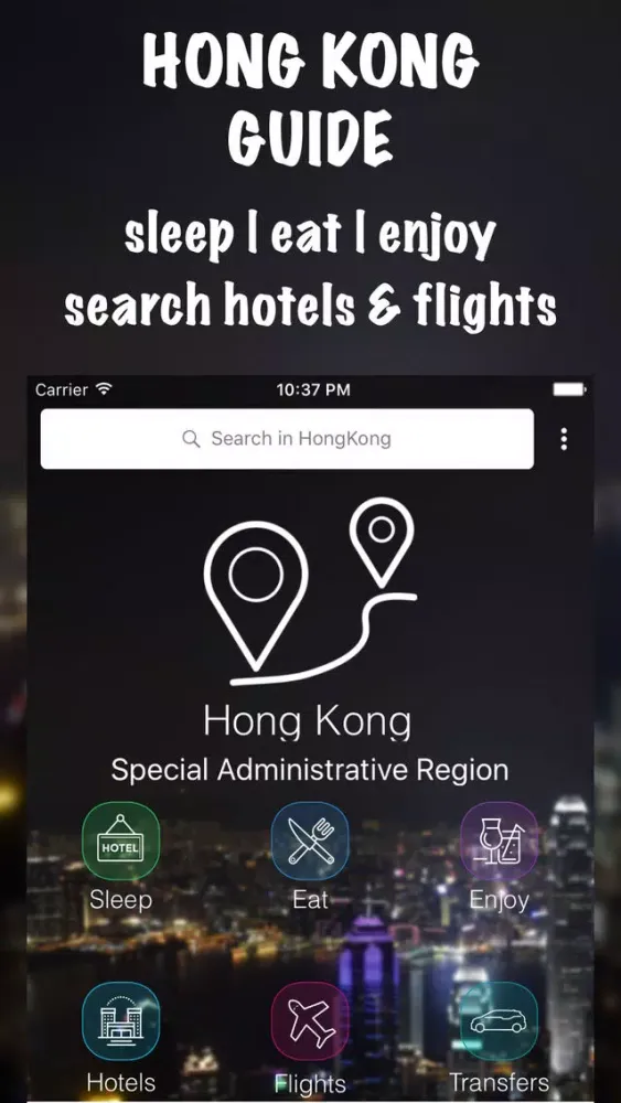 Hong Kong Guide - Travel guide | Hotels | Flights Screenshots