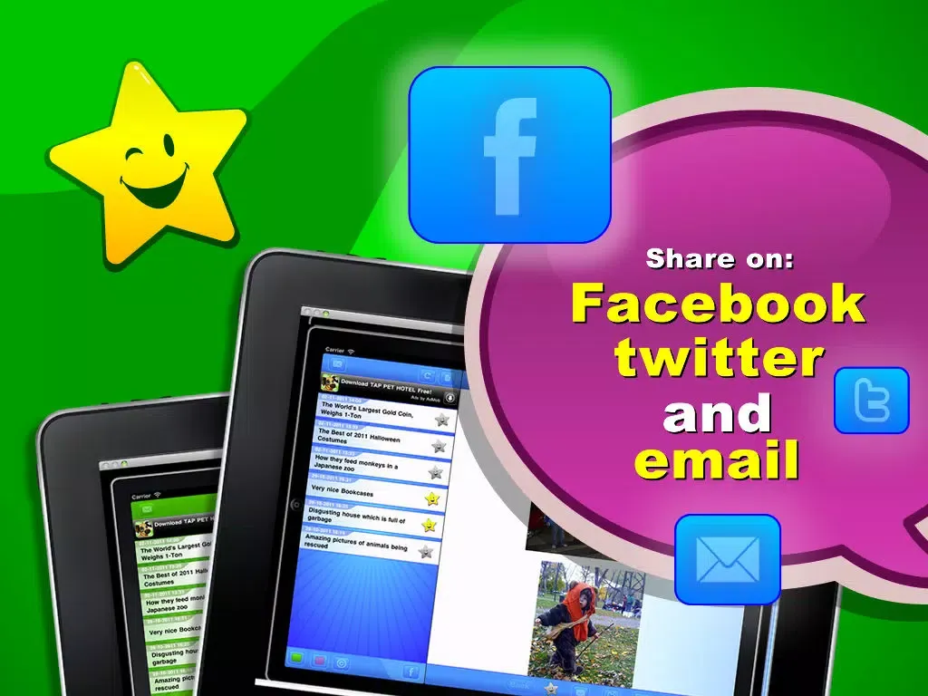 Ảnh chụp màn hình của Funny Pictures & Videos iPad 