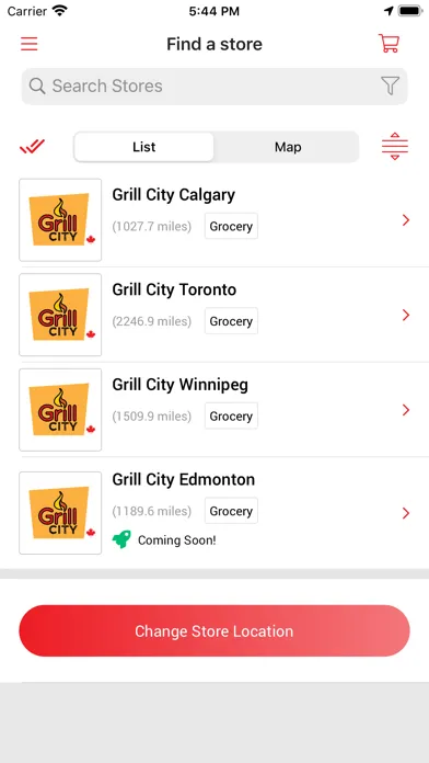 Captures d'écran de Grill City Canada