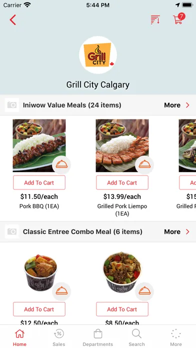 Captures d'écran de Grill City Canada