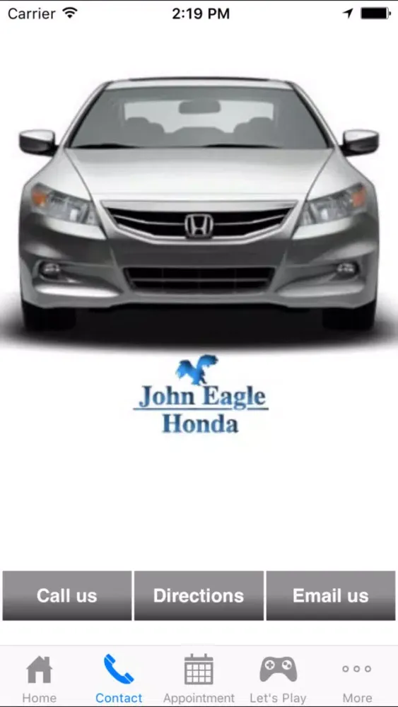 Скриншоты John Eagle Honda Houston