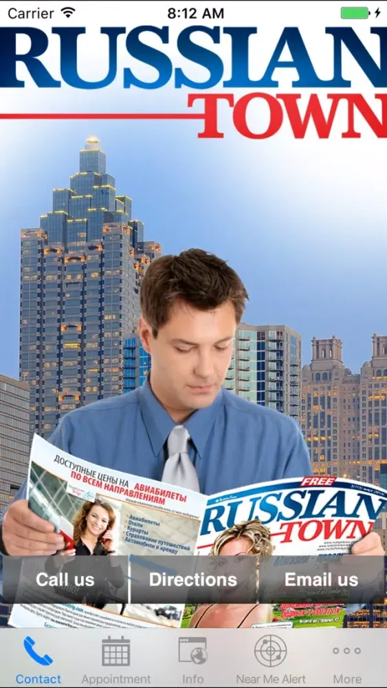 ภาพหน้าจอของ RussianTown Magazine