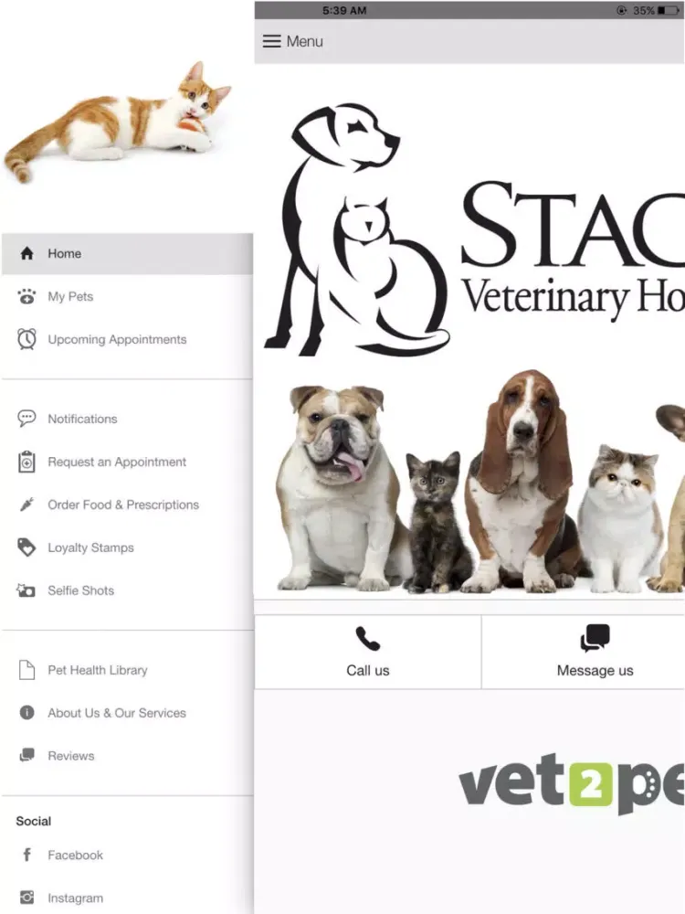 Zrzuty ekranu Stack Vet Hospital iPad 