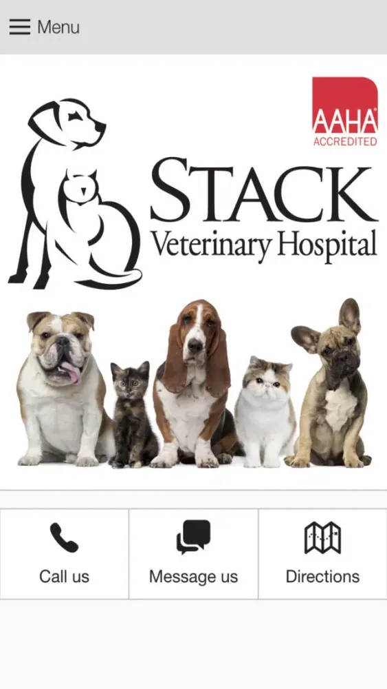 Zrzuty ekranu Stack Vet Hospital