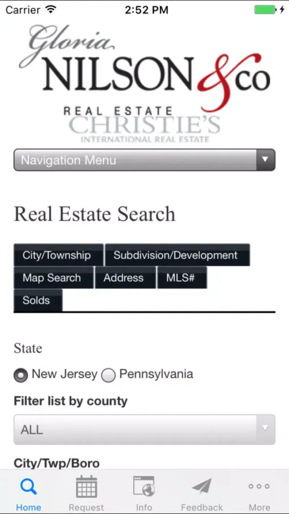 Capturas de pantalla de Gloria Nilson Co. Real Estate
