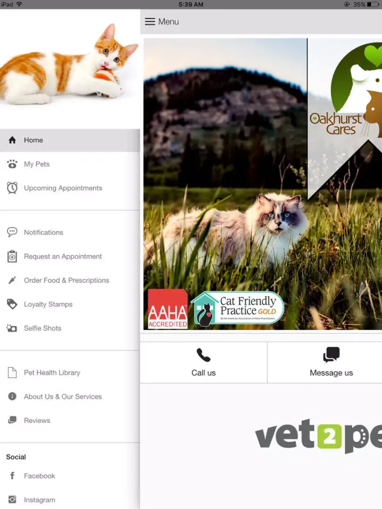 Скриншоты Oakhurst Veterinary Center iPad 