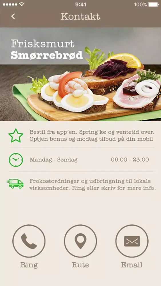 Captures d'écran de Deli2go Kalundborg