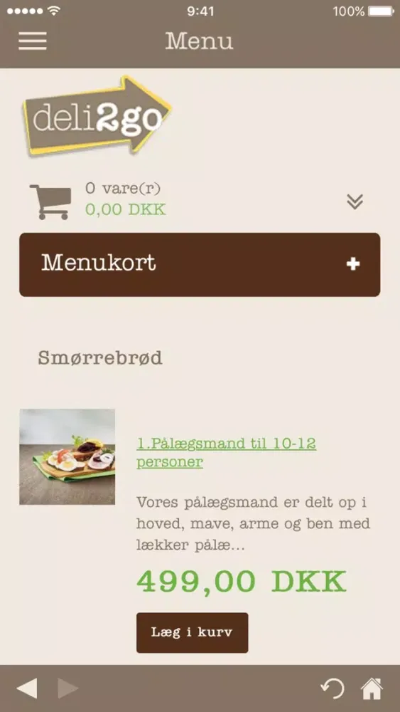 Captures d'écran de Deli2go Kalundborg