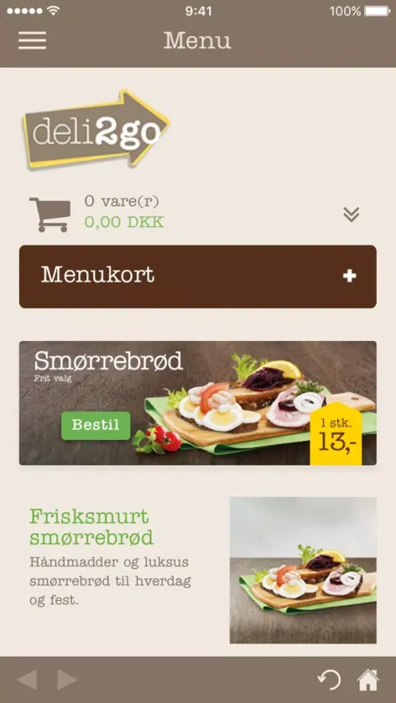 Captures d'écran de Deli2go Kalundborg