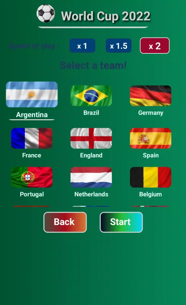 Capturas de pantalla de World Cup 2022: Simulator Game