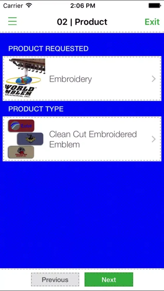 ภาพหน้าจอของ World Emblem Apparel Decorator