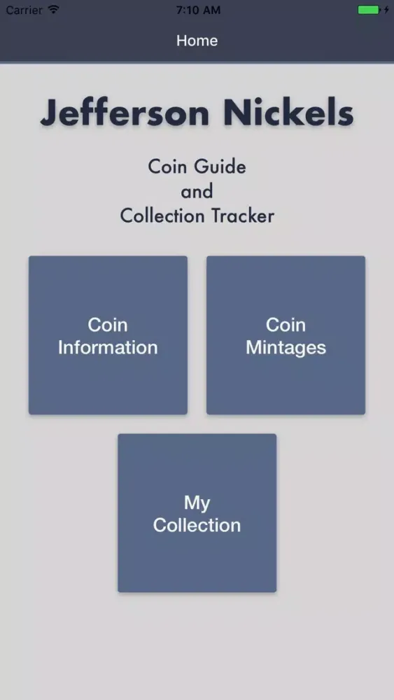 Screenshot di Jefferson Nickels Collector