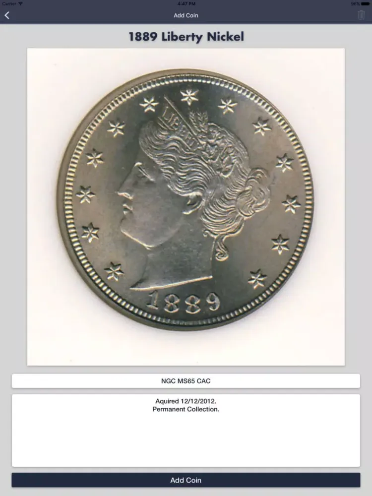 Capturas de tela do Liberty Nickels - Coin Guide & Collection Tracker iPad 