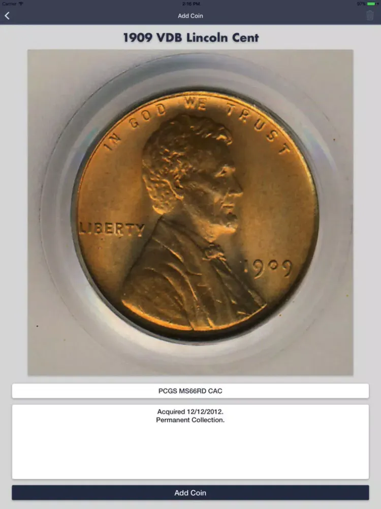 Capturas de tela do Lincoln Cents - Coin Guide & Collection Tracker iPad 