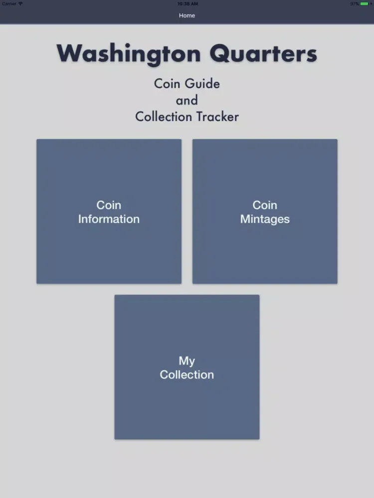 Tangkapan layar Washington Quarters- Coin Guide Collection Tracker iPad 