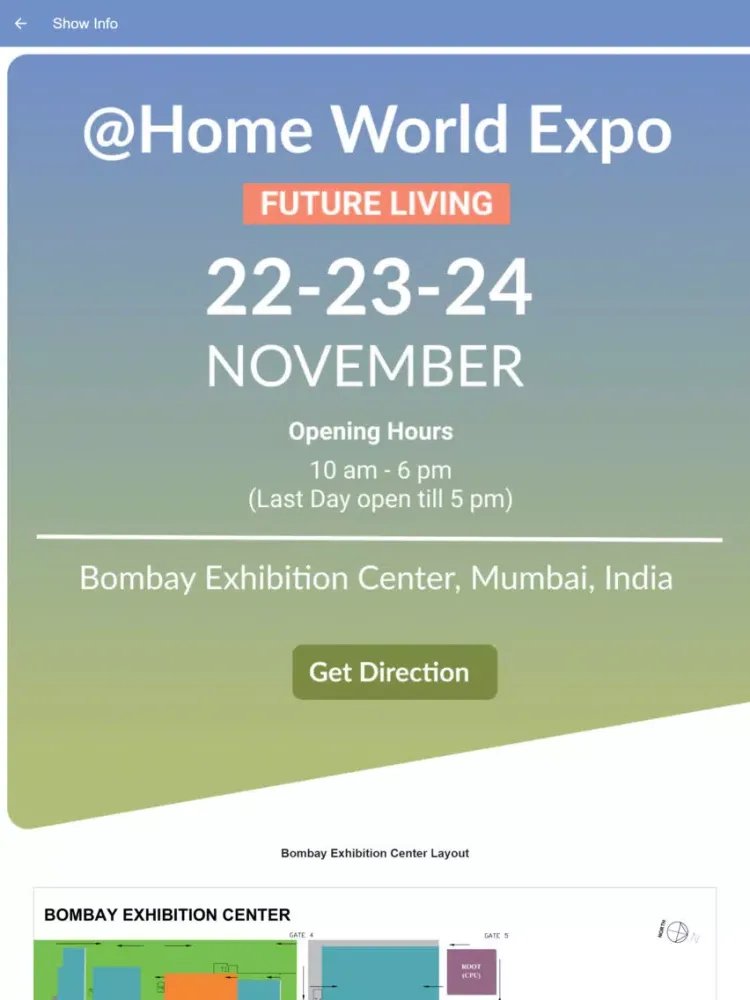 athomeworldexpo iPad  Screenshots