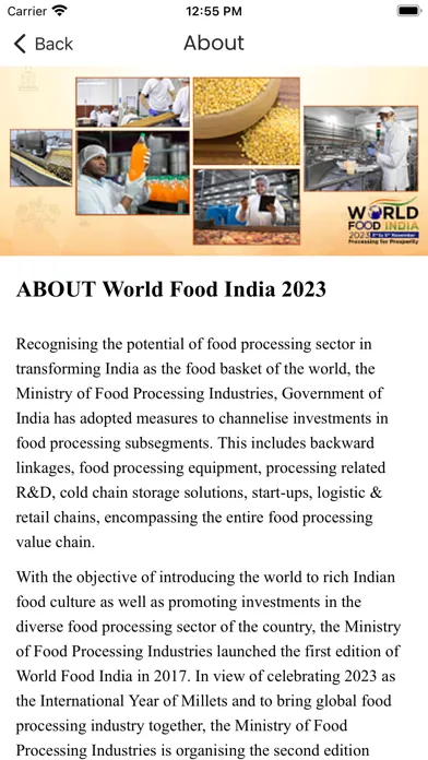 Скриншоты World Food India (B2B Meeting)
