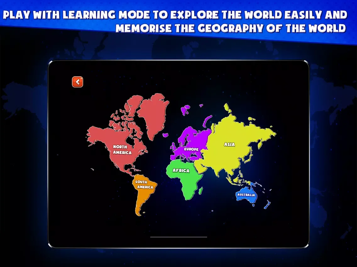 Capturas de tela do World Geography Challenges iPad 