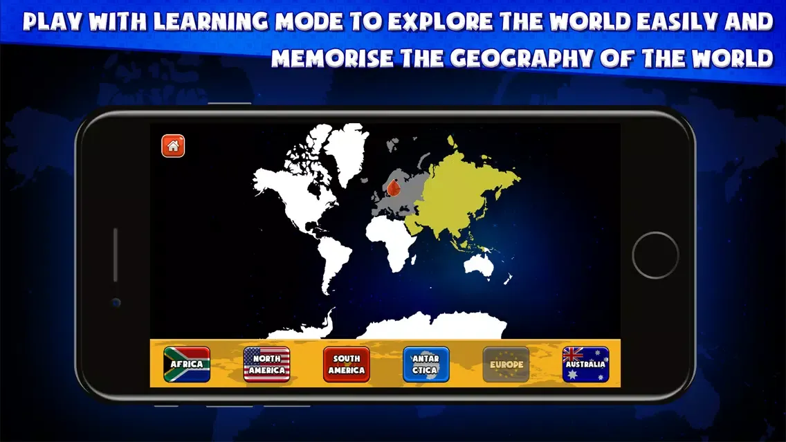 Capturas de tela do World Geography Challenges