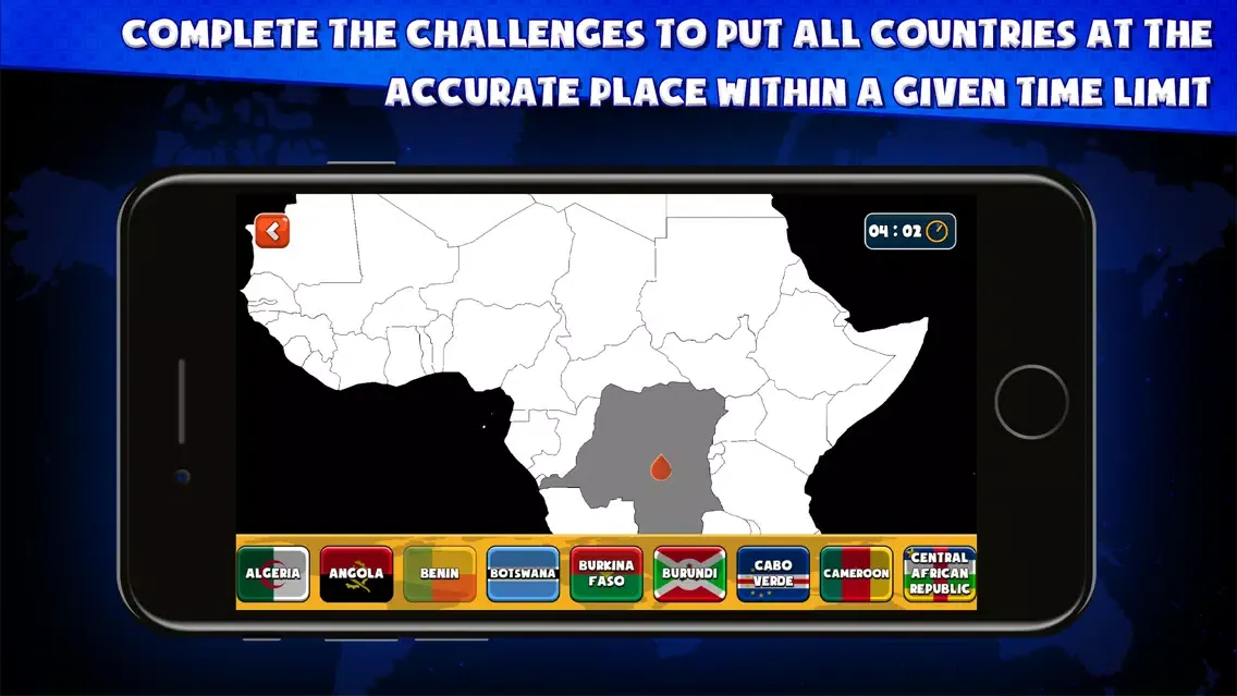 Capturas de tela do World Geography Challenges