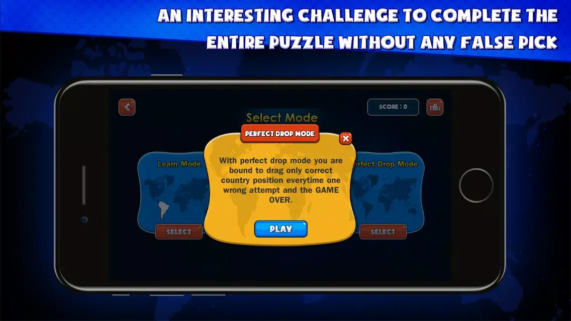 Capturas de tela do World Geography Challenges