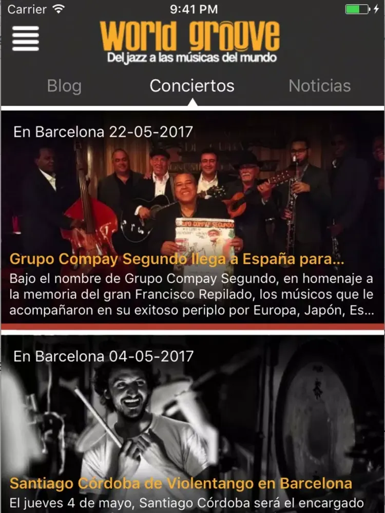 World Groove iPad  Ekran Görüntüleri