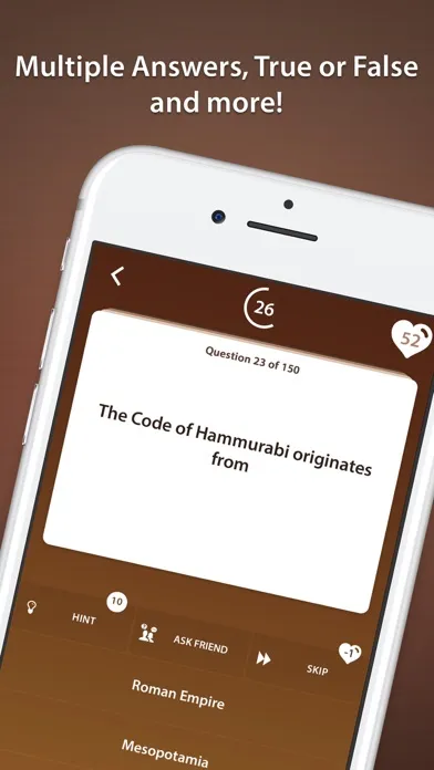 World History Trivia Quiz Screenshots