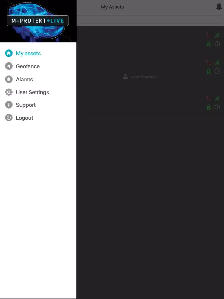 M-Protekt Live iPad  スクリーンショット