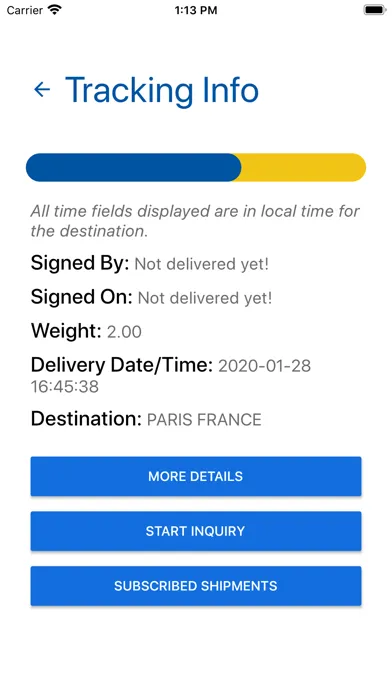 Tangkapan layar Worldnet Customer Mobile