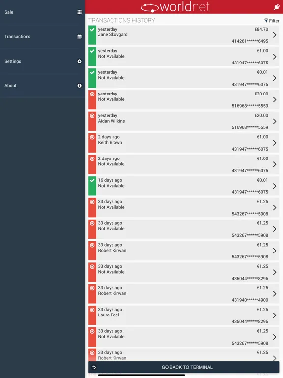 Скриншоты WorldNet Mobile US iPad 