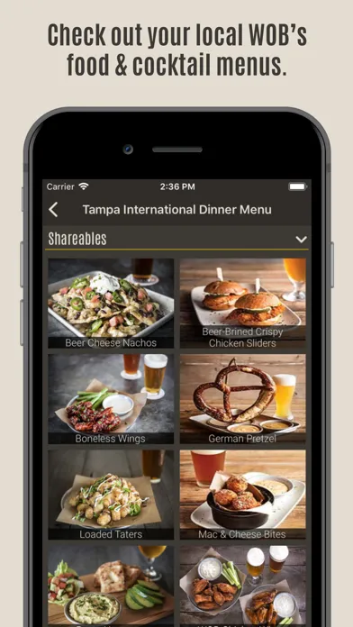 Capturas de pantalla de World of Beer Mobile